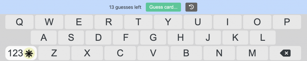 spellify keyboard layout with alphabet